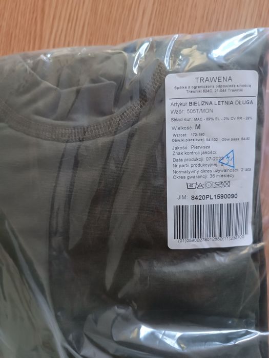 Bielizna letnia długa rozm M wzór 505T/MON
