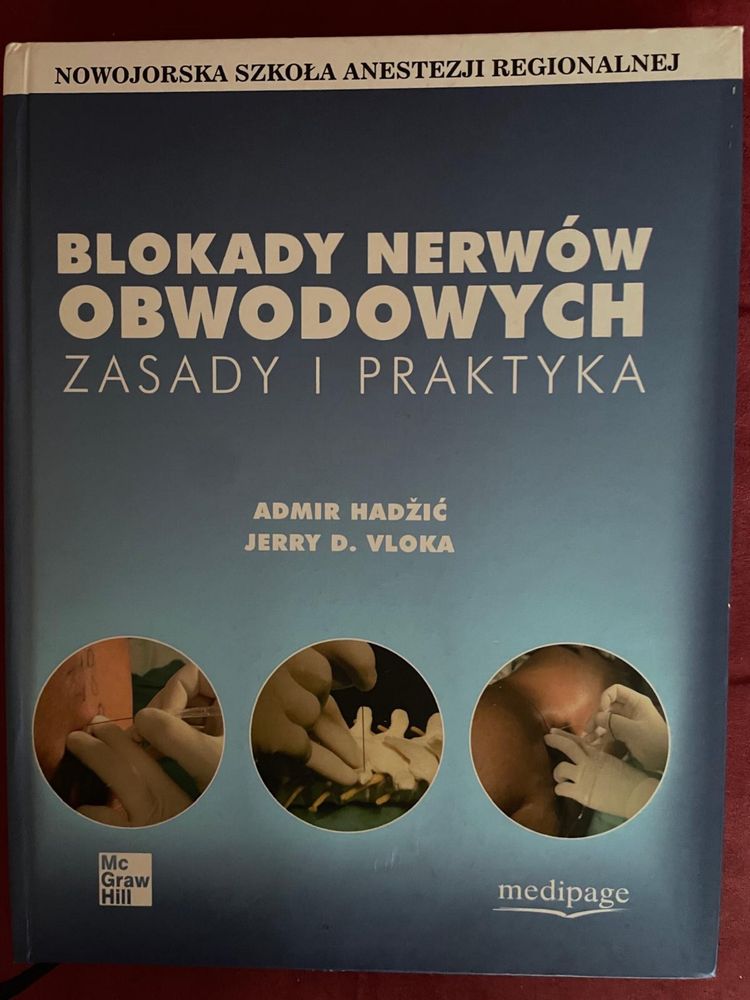 Ksiazka Blokady nerwow obwodowych zasasy i praktyka Admir Hadziz