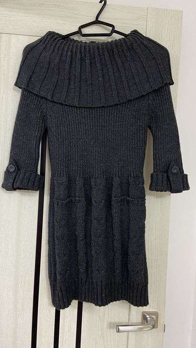 Плаття - туніка вʼязана, вживане, розмір m/l