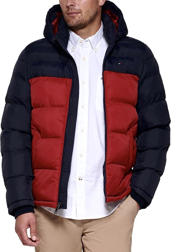 L 48 XXL 52 Tommy Hilfiger куртка пуховик парка л ххл хилфигер бомбер