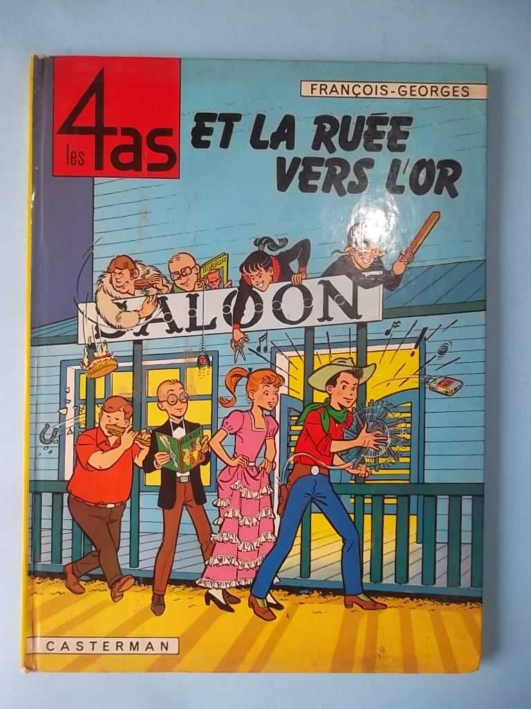 Coleção LES 4 AS , banda desenhada em língua francesa