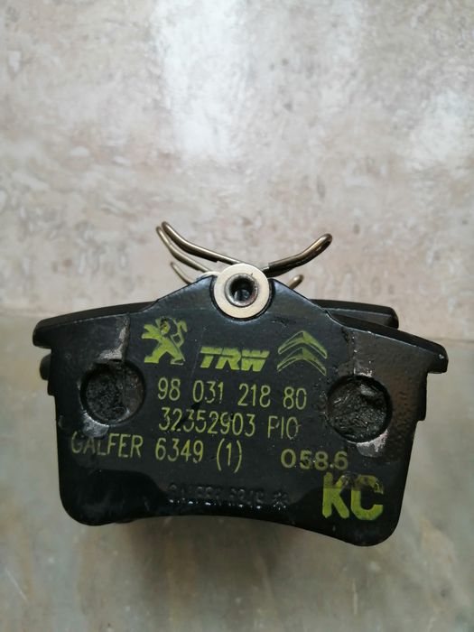 Pastilhas de travão originais