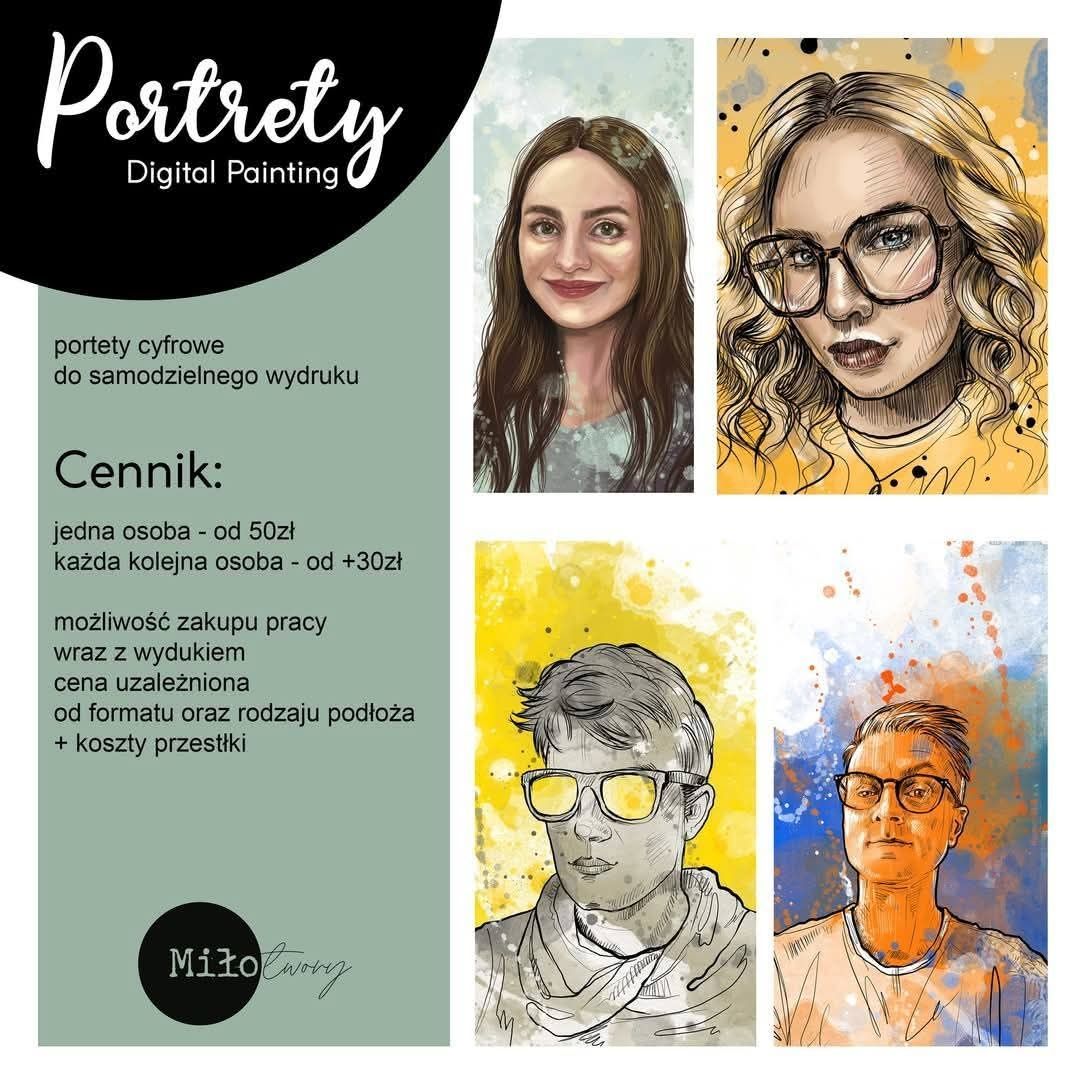 Portrety digital painting