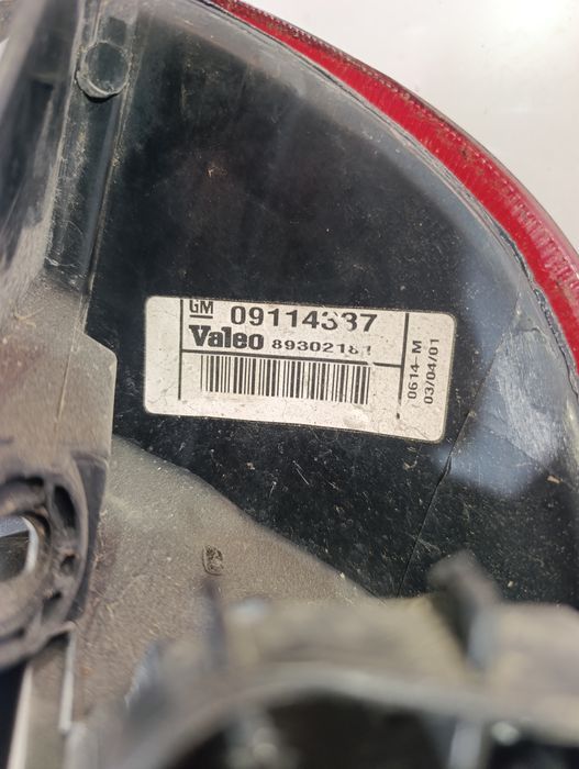 Farolim traseiro direito Opel Corsa C 09114337