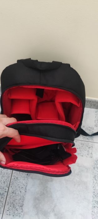 Mochila Acolchoada Maquina Fotografica