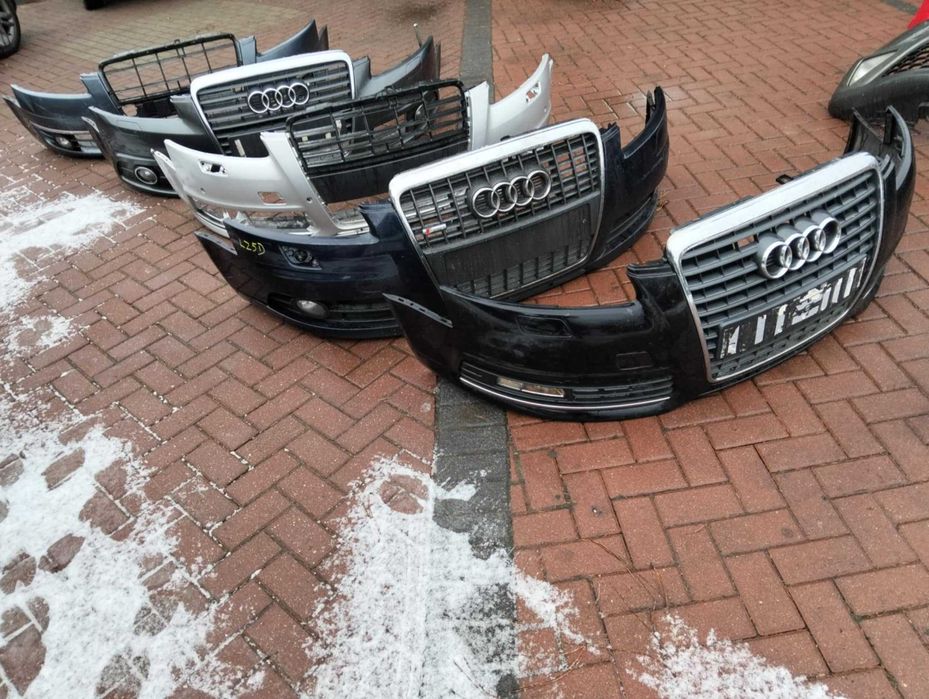 Audi A6 C6 zderzak przód kompletny maska błotnik przedni zderzak