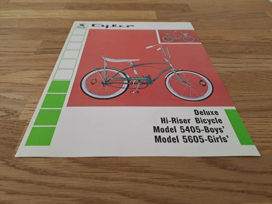 Oryginalna broszura reklamowa polskiego roweru eksportowego Tylor