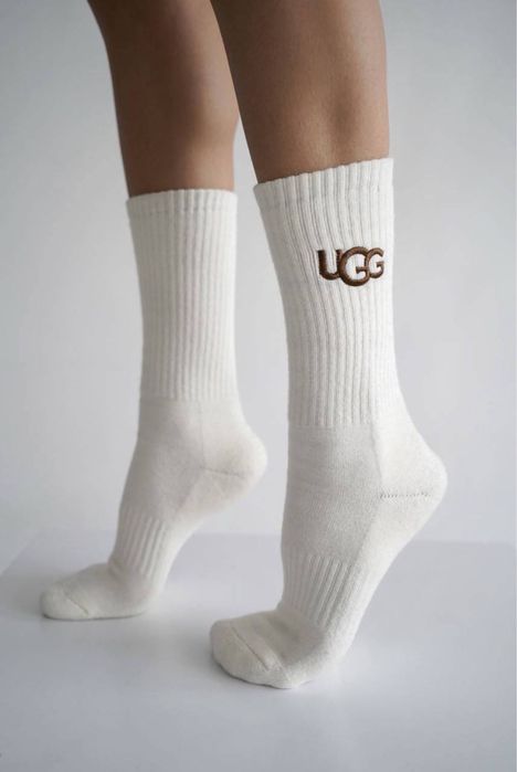 Уги Угги UGG ultra mini чорні/коричневі/бежеві + носочки