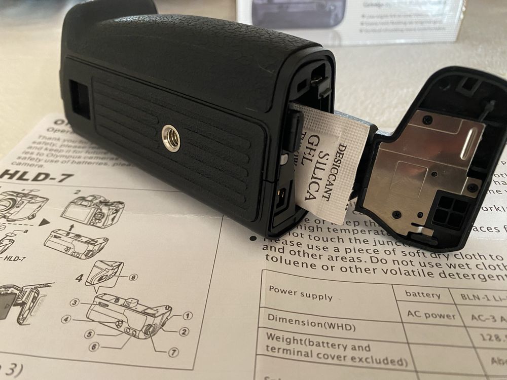 Punho / Grip HLD-7 para Olympus Omd EM1 Novo