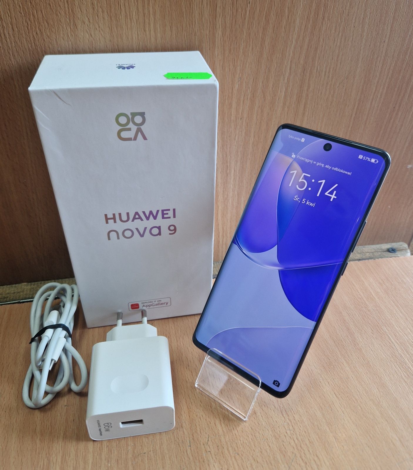 Telefon Huawei Nova 9 Black / 8GB/128GB/ Igła / Bez rat / Komplet