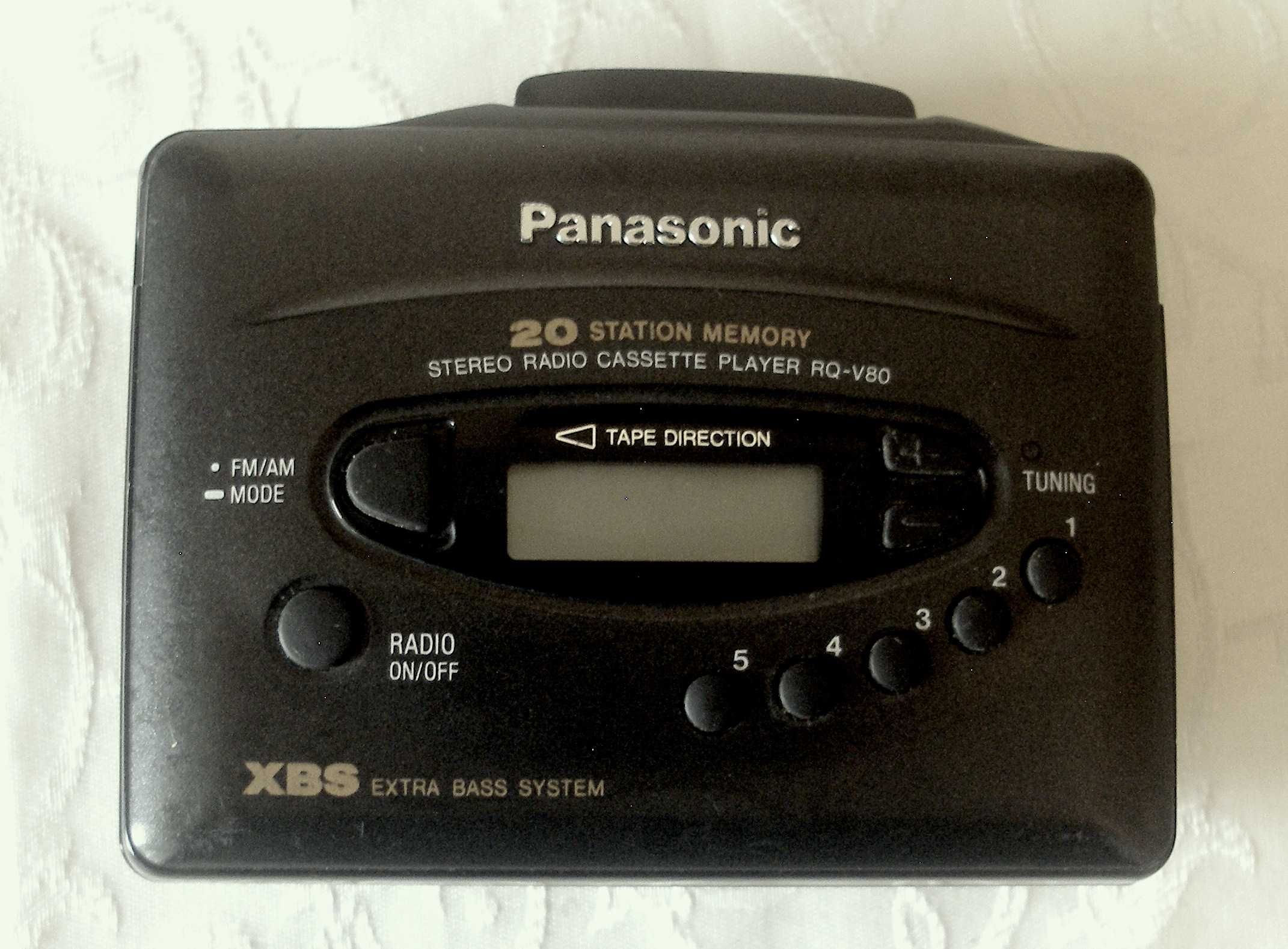 Radioodtwarzacz kaset MD, Walkmann PANASONIC RQ-V80
