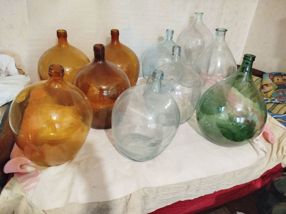 Бутиль 30л білий/жовтий, бутыль 30