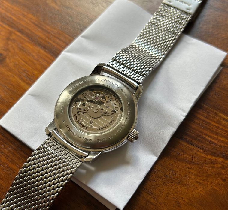 Zegarek męski automat Zeppelin LZ 127 mesh super stan