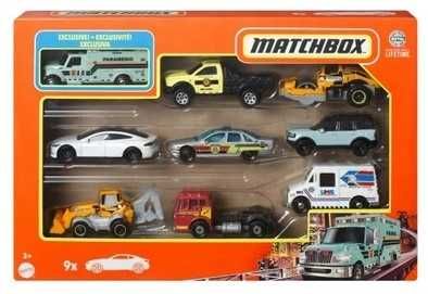Matchbox Zestaw Pojazdów 9-PAK POJAZDÓW X7111 / HVT89
