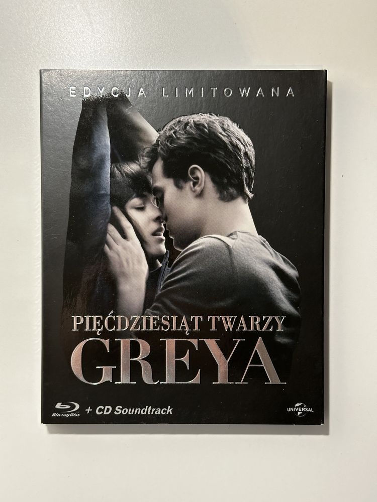 Pięćdziesiąt 50 Twarzy Greya Blu-ray + CD Soundtrack Lektor PL