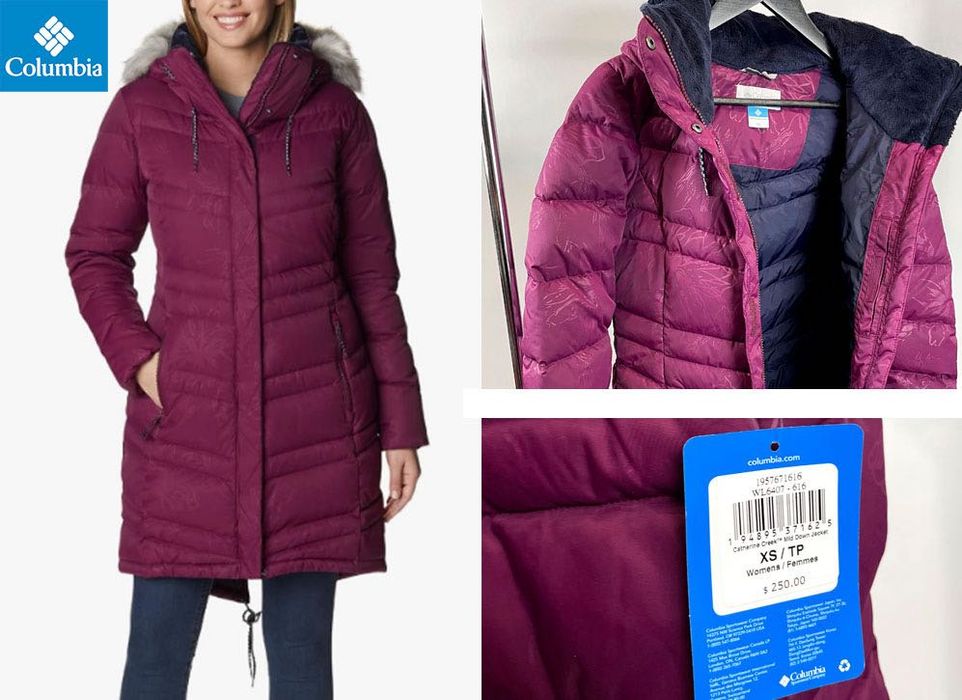 Жіночий пуховик тепла куртка Columbia Catherine Creek розмір XS
