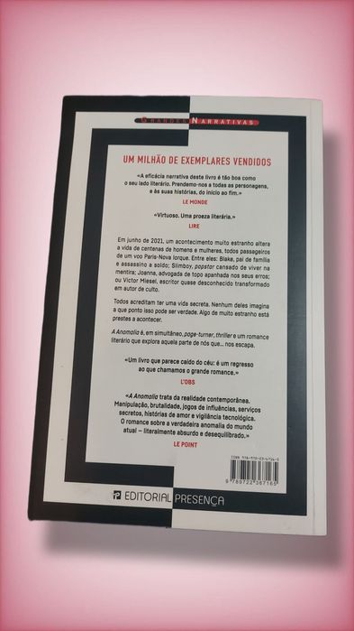 A Anomalia - Livro de Hervé Le Tellier