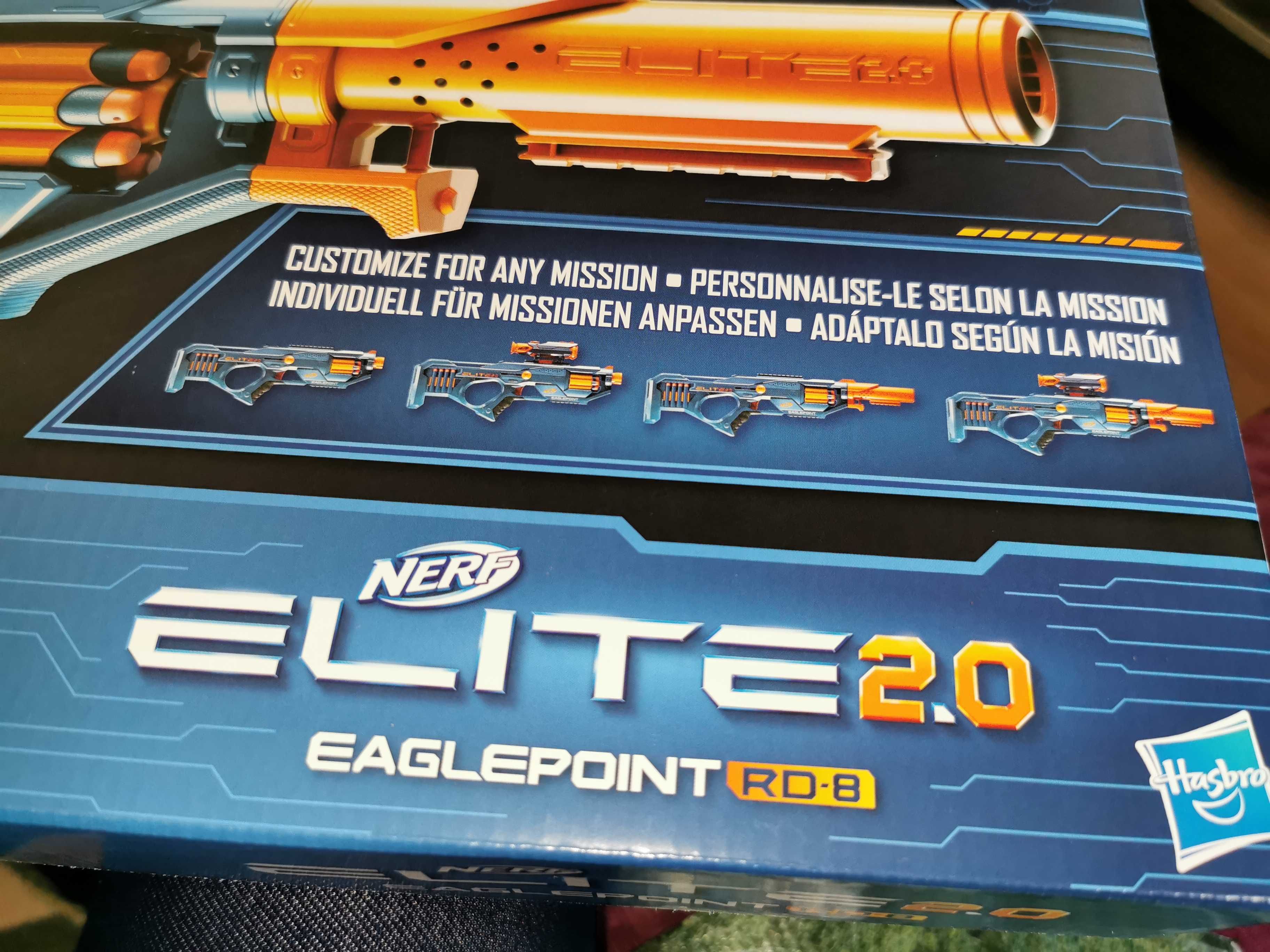 Nowy zestaw NERF Elite 2.0 pistolet wyrzutnia + 16 strzałek