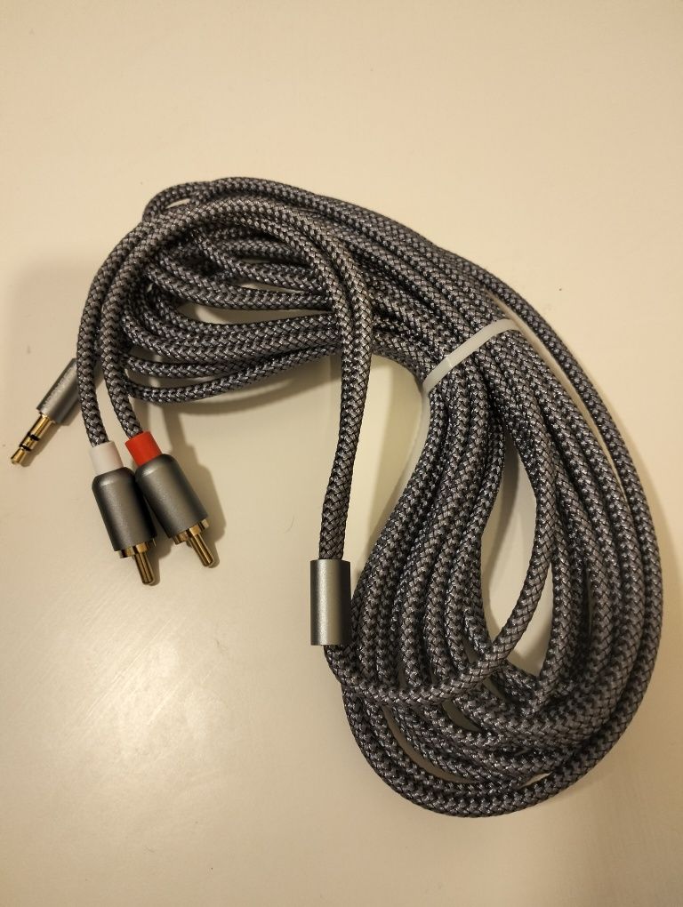 Kabel Audio 5m Essager 2 RCA, Mini Jack 3.5