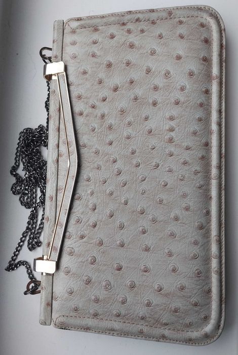 Сумка-клатч, натур.кожа страуса, винтаж Италия (Киев)