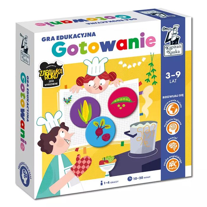 Gotowanie. Gra edukacyjna, wydanie 2. Kapitan Nauka - gry