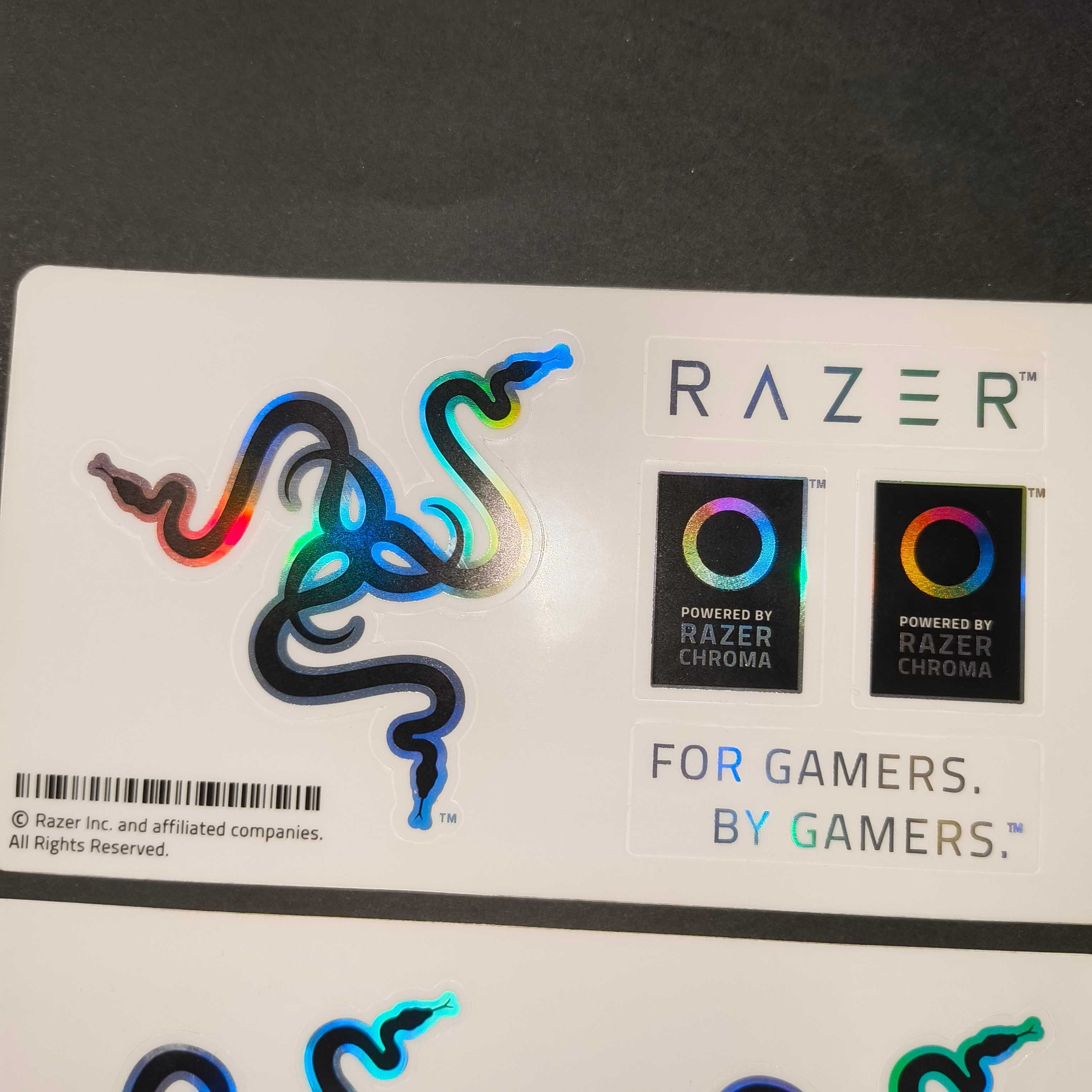 Autocolantes Razer Teclado Mouse Gaming PC Computador