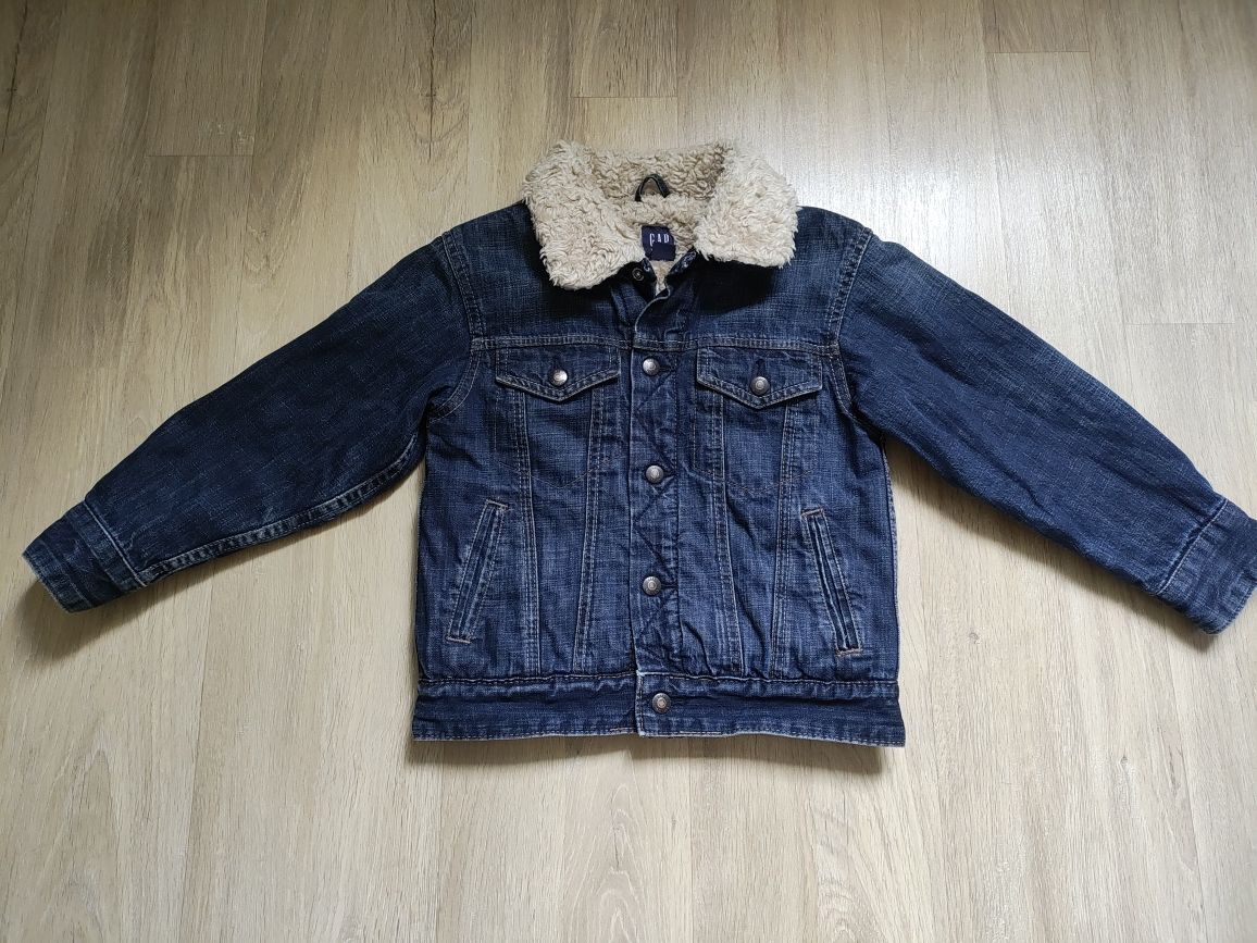 Куртка зимняя, джинсовая Gap на 5 - 6 лет