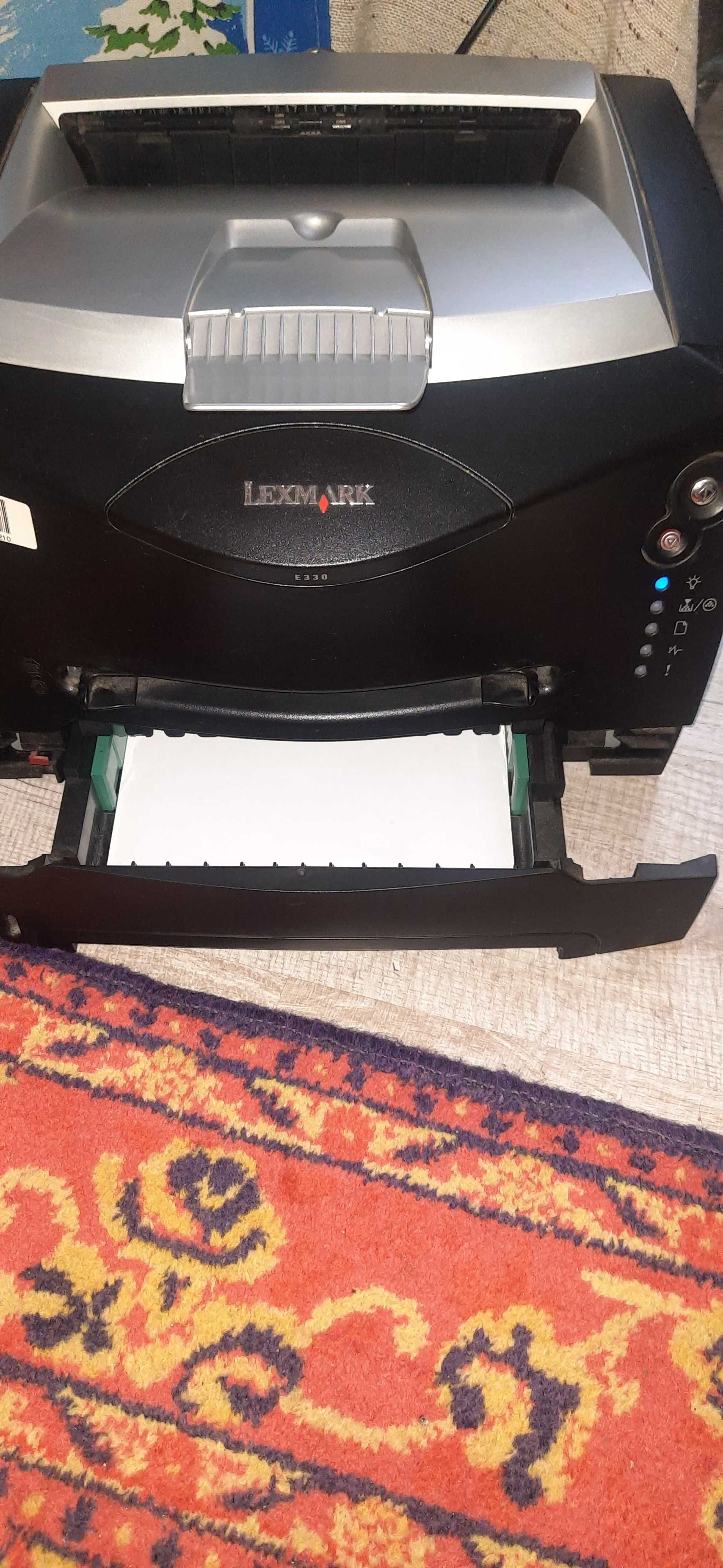 Лазерный ч.б. принтер Lexmark E330.