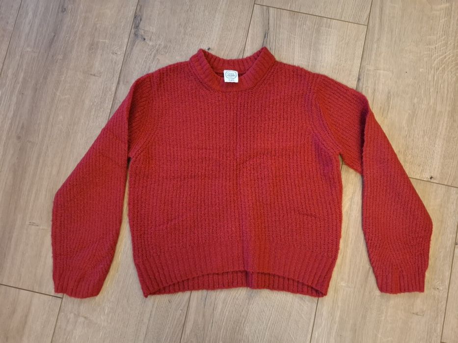 Czerwony sweter dla dziewczynki Cool Club r. 146
