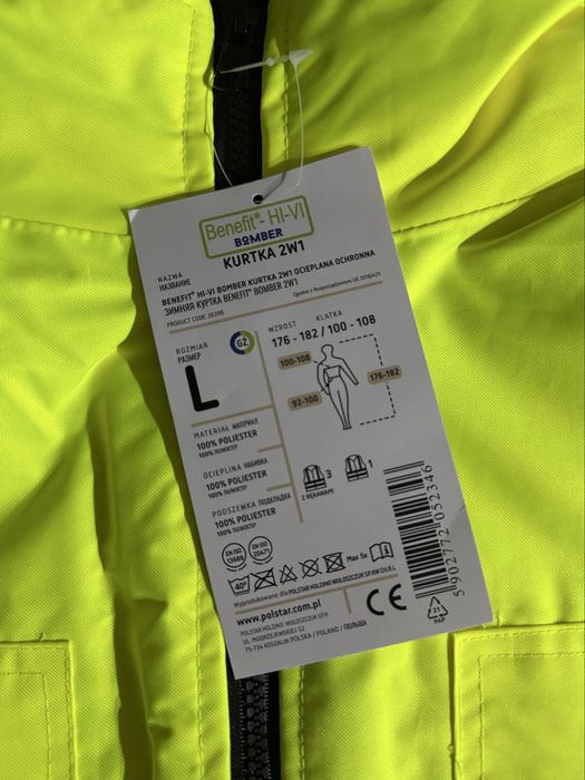 Kurtka robocza ocieplana Benefit - L