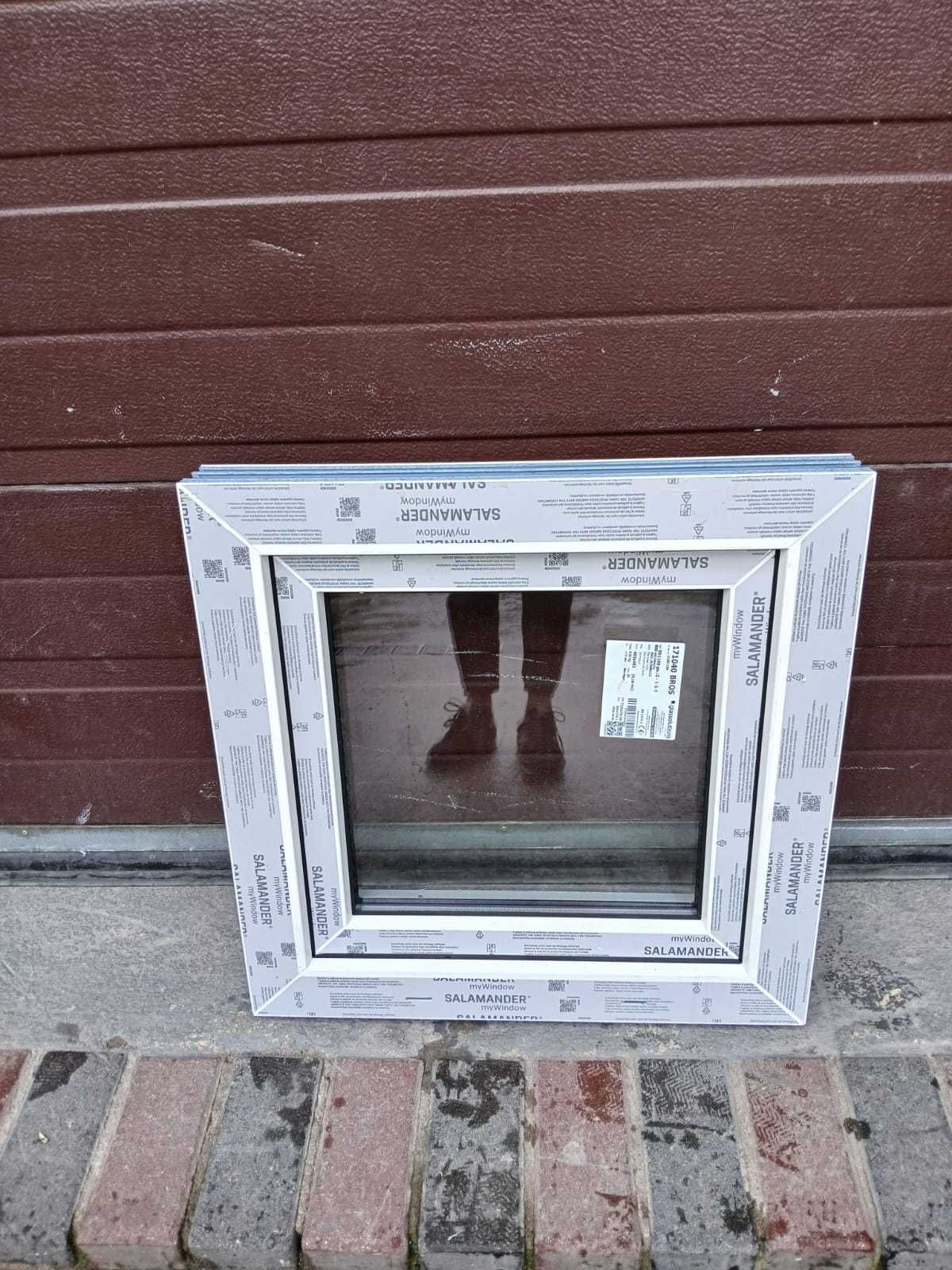 Nowe okno 60x60 małe do piwnicy domu garażu pcv okna DOWÓZ CAŁY KRAJ