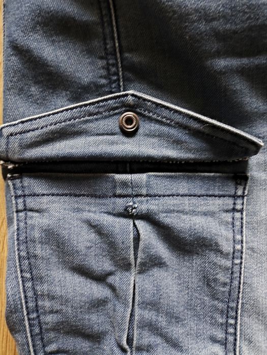 Spodnie motocyklowe Broger Ohio W38 L32 Jeansy Kevlar ochraniacze