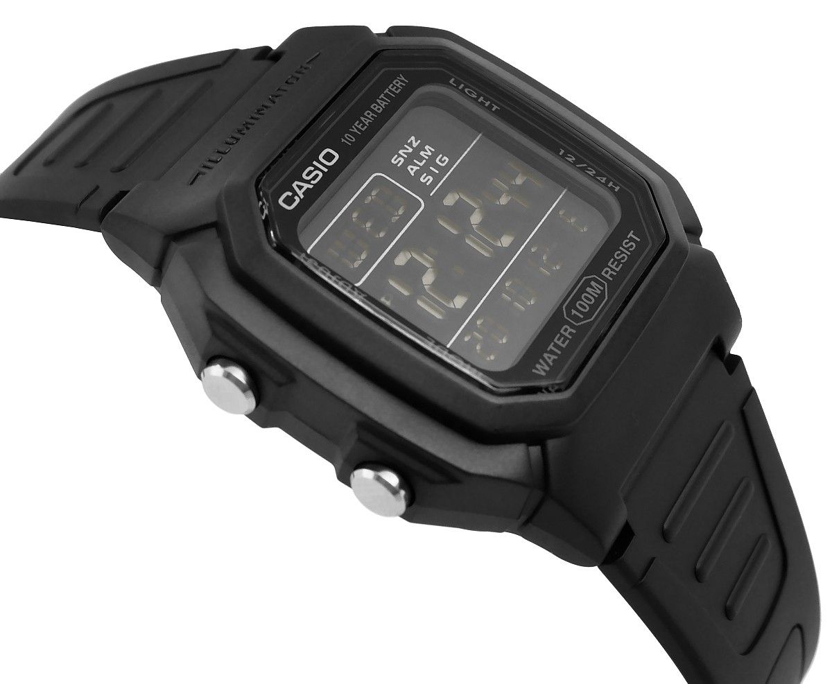zegarek męski casio w-800h-1bvdf + box