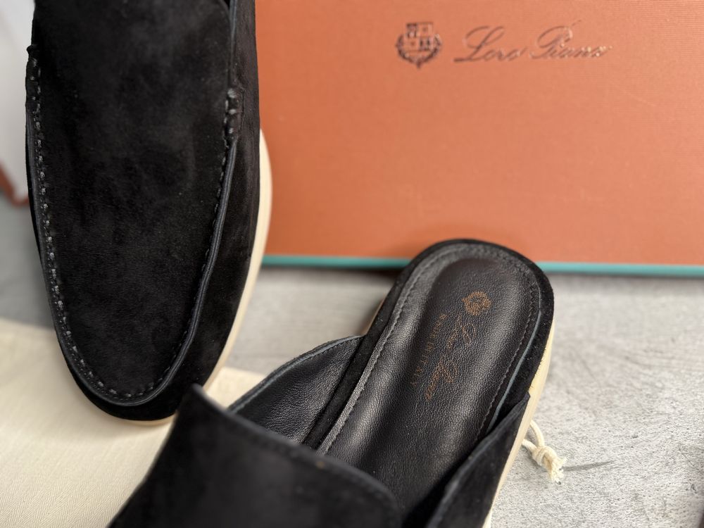 Шльопки мюли лоферы мужские лоро пиана lp loro piana