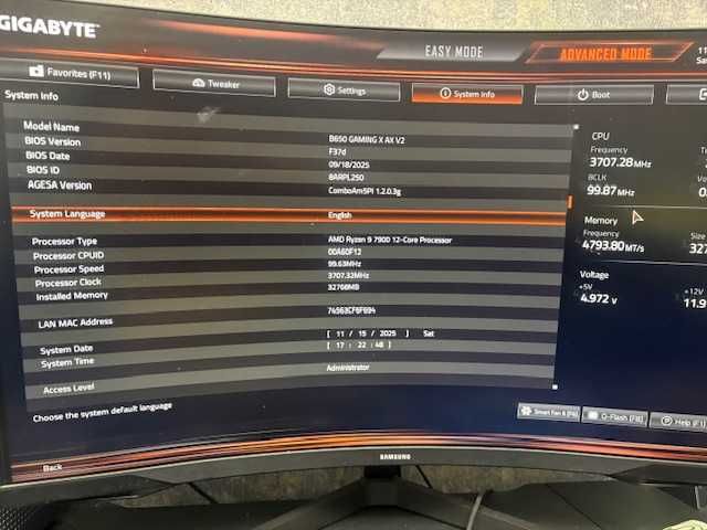 Материнська плата Gigabyte B650 Gaming X AX V2 sAM5