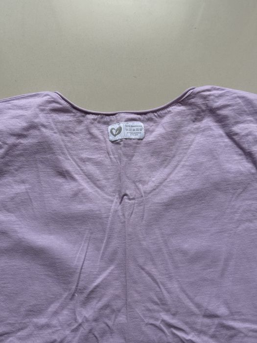 Koszulka RP STORE rozmiar L fioletowa lawendowa krótki rękaw tshirt