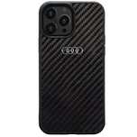 Etui Audi Carbon Fiber Na Iphone 14 Pro - Czarne