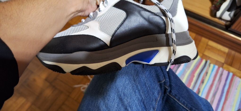 Sneackers ZAHIRA sapatilhas novas de pele