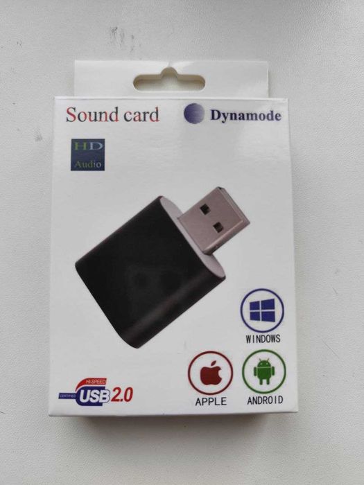 Зовнішня звукова карта Dynamode USB-SOUND7 (НОВА)
