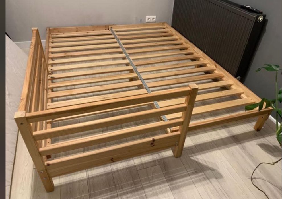 Łóżko Ikea rozkladane rozsuwane 80x200 lub 160x200 sosna materace