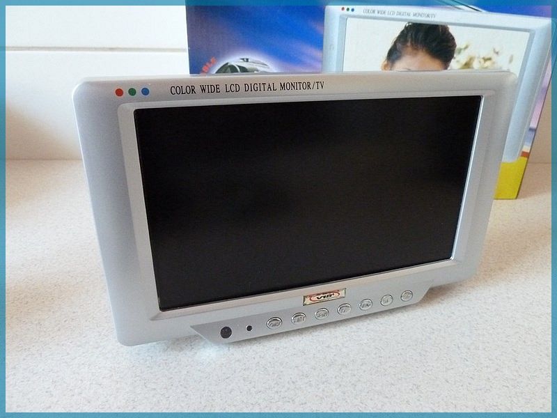 TV & MONITOR, 7" LCD Color, Nowy.