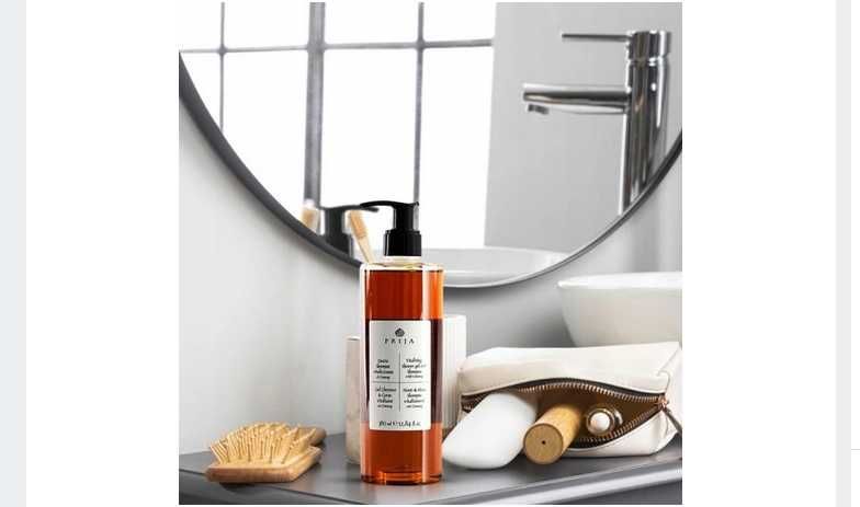 PRIJA 380ml Szampon i Żel Pod Prysznic ŻEŃ-SZEŃ Z Pompką + GRATIS