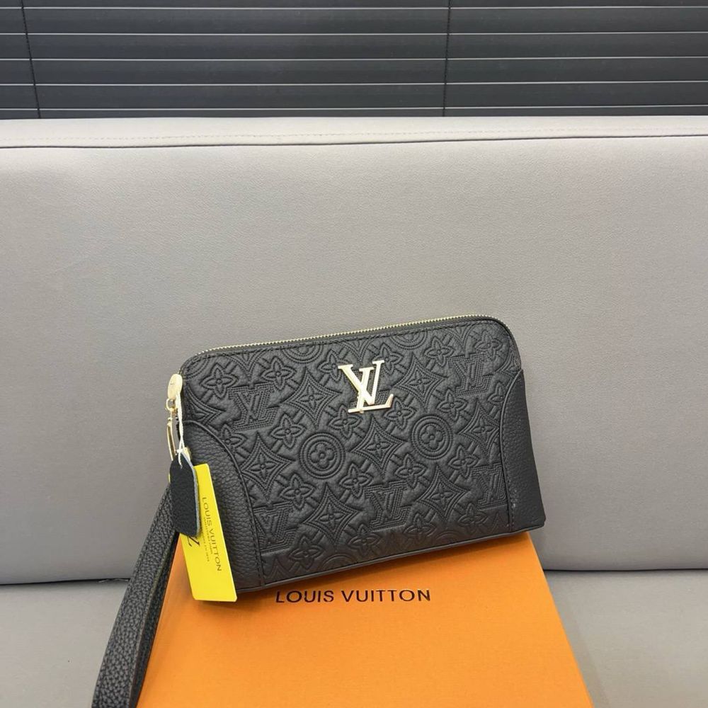 Клатч мужской черный Louis Vuitton оригинал