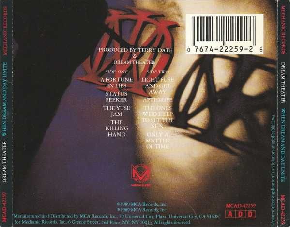 Dream Theater CD When Dream And Day Unite  prog rock  ideał