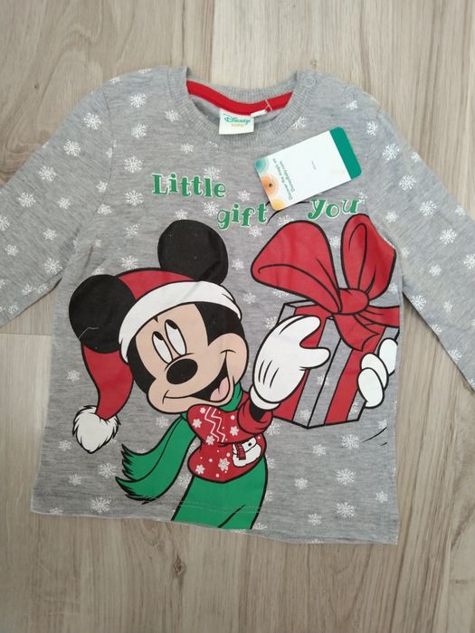 Bluzka świąteczna myszka Miki 74