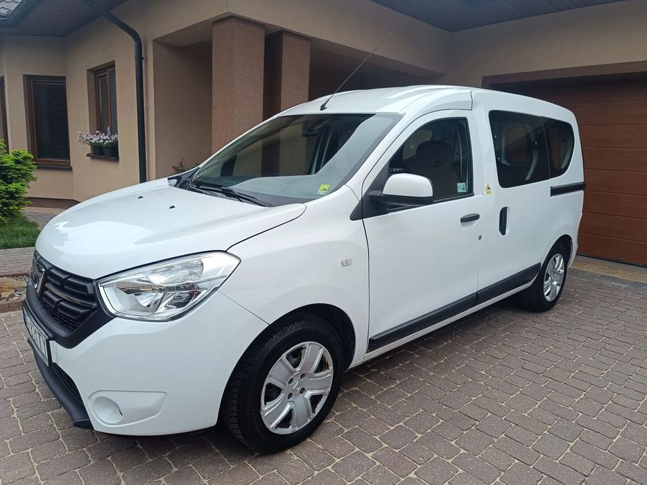 Dacia Dokker 1.5 dci 90KM rok 2018 laureate 67 tyś km JAK NOWA po przeglądzie FV23%