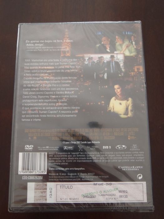 DVD "Infame"....