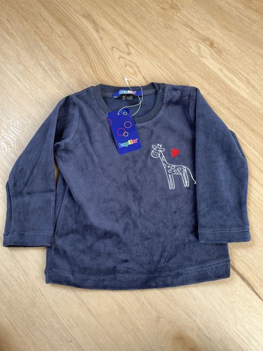 Nowa koszulka welurowa 74/80