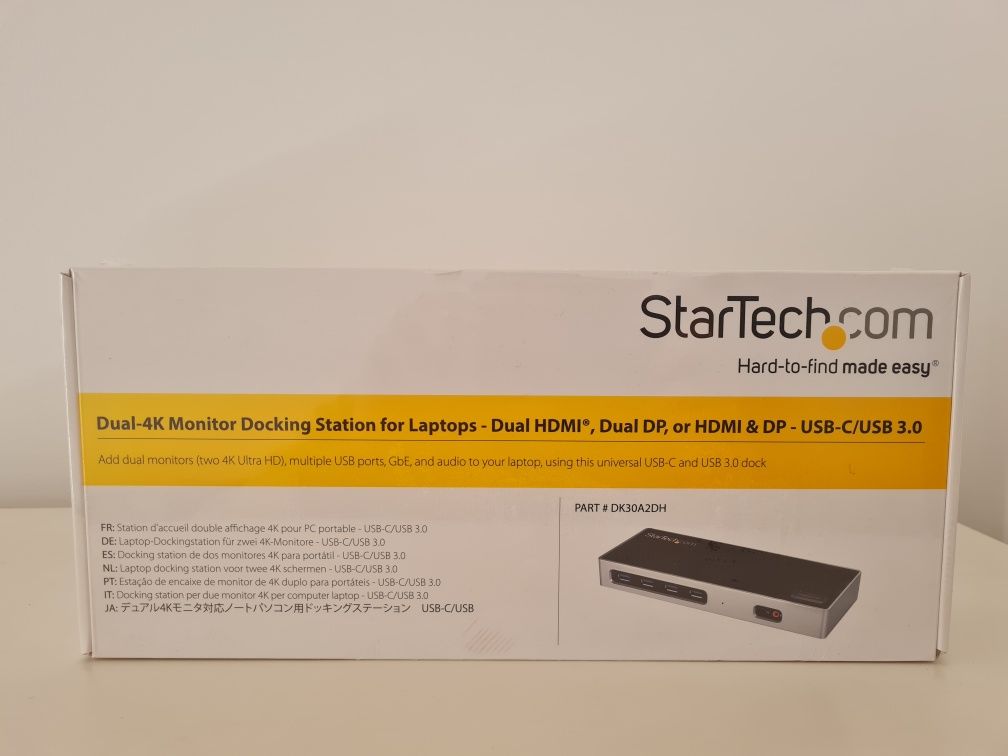 StarTech Docking Station Dual 4K com 6 Portas USB C/USB 3.0