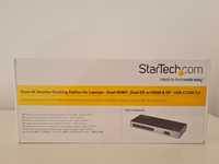 StarTech Docking Station Dual 4K com 6 Portas USB C/USB 3.0